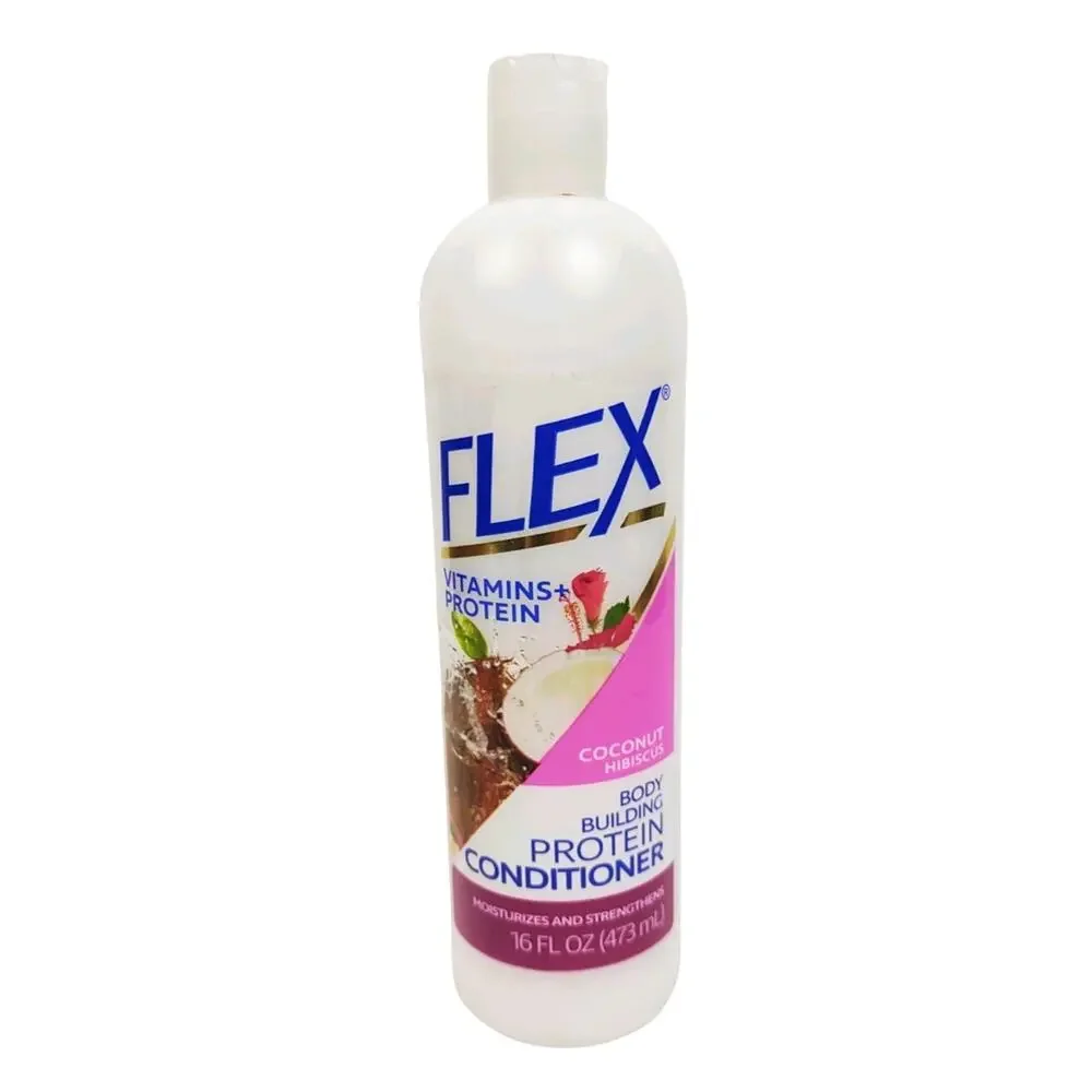 Flex Vitamins Protein Body Building Protein Conditioner Coconut Hibiscus 16fl oz